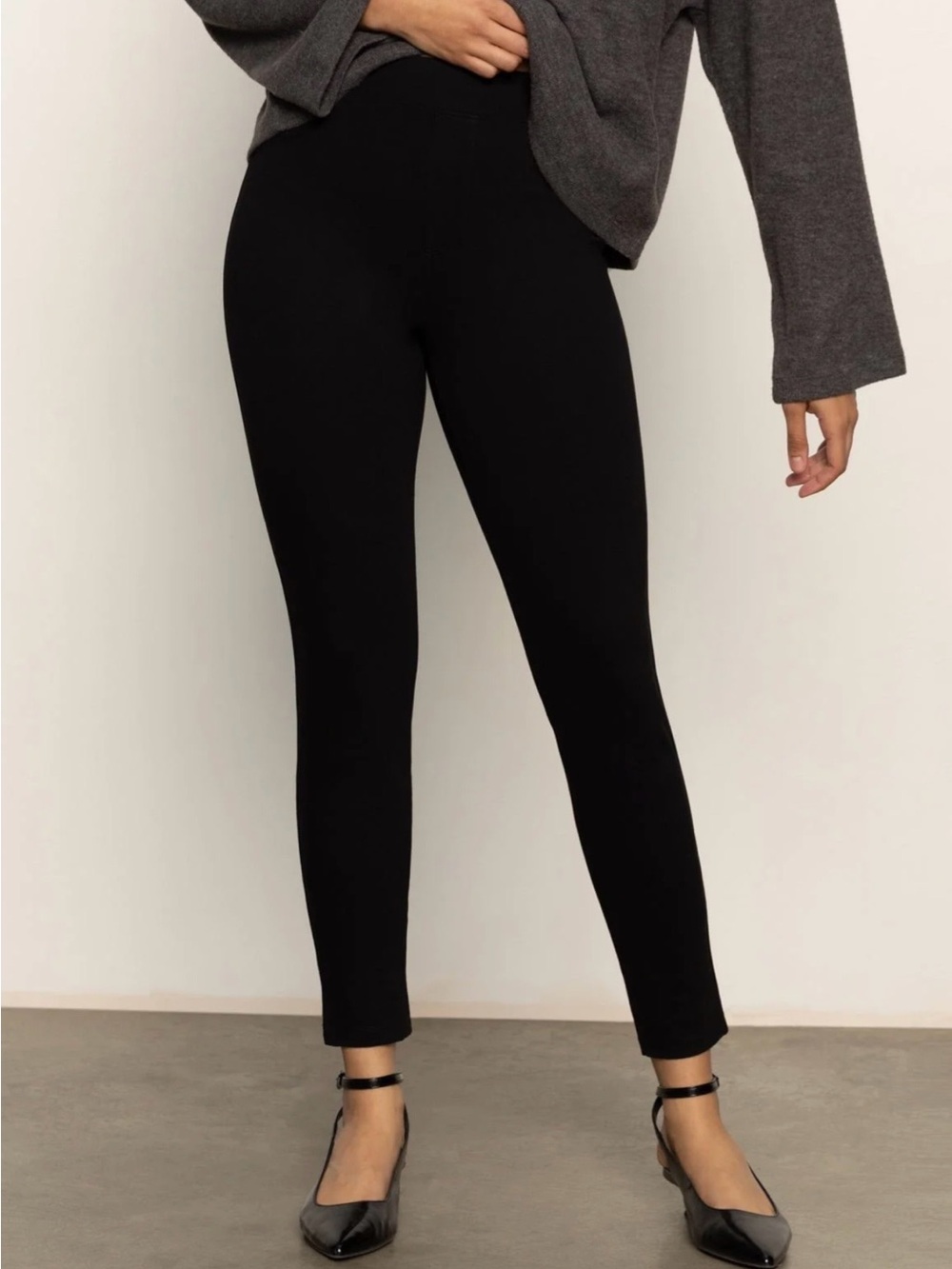 Sanctuary Black Ankle Ponte Pants